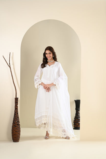Kajufal- White Suit Set