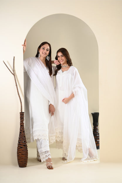 Kajufal- White Suit Set