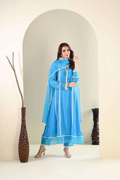 Neelam- Blue Suit Set