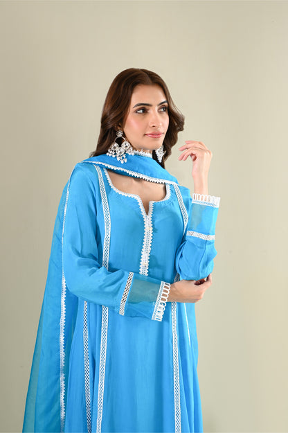 Neelam- Blue Suit Set