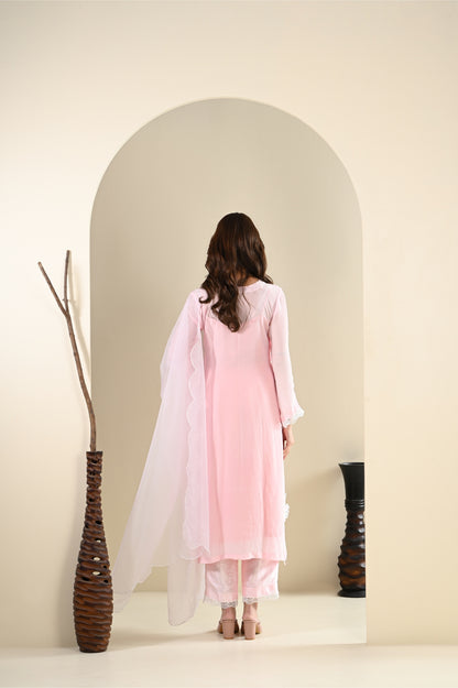 Rachna singh in Ananas - Pink Suit Set