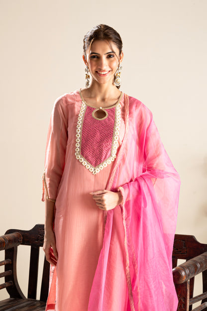Nargis Pink Suit Set