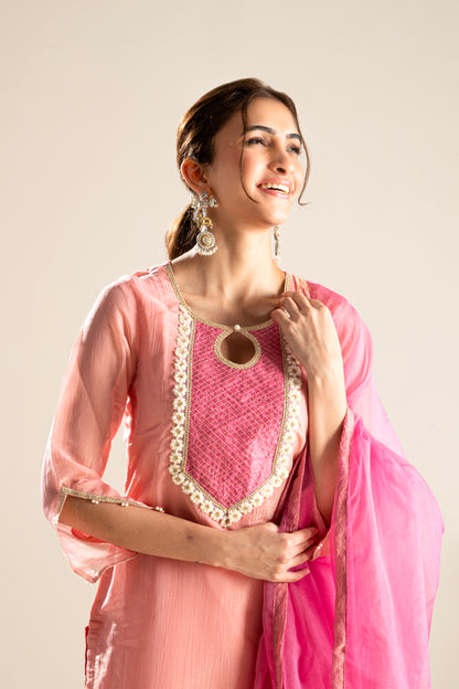 Nargis Pink Suit Set