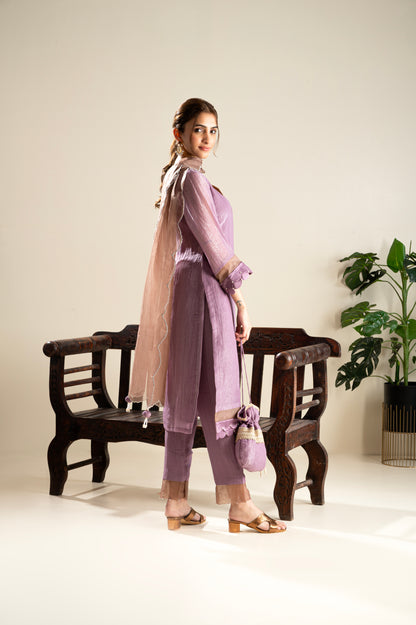 Jamun-Mauve Suit Set