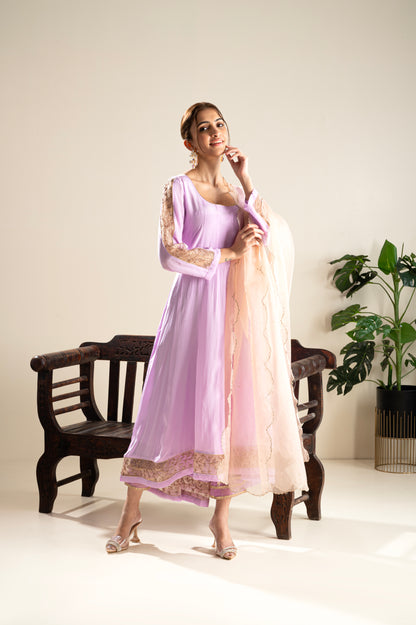 Firoz- Lavender Anarkali Set