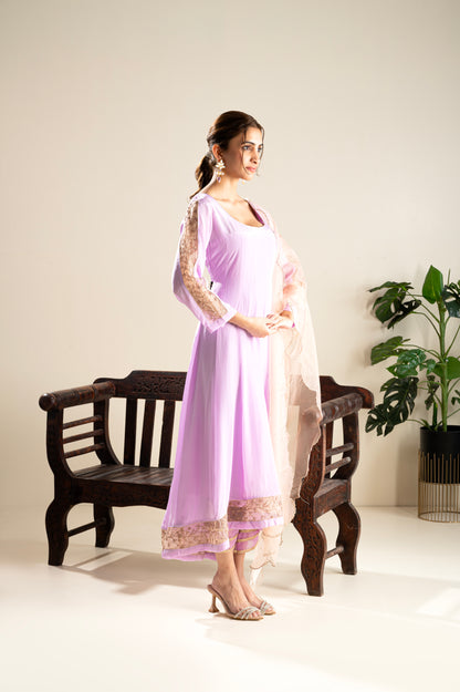 Firoz- Lavender Anarkali Set