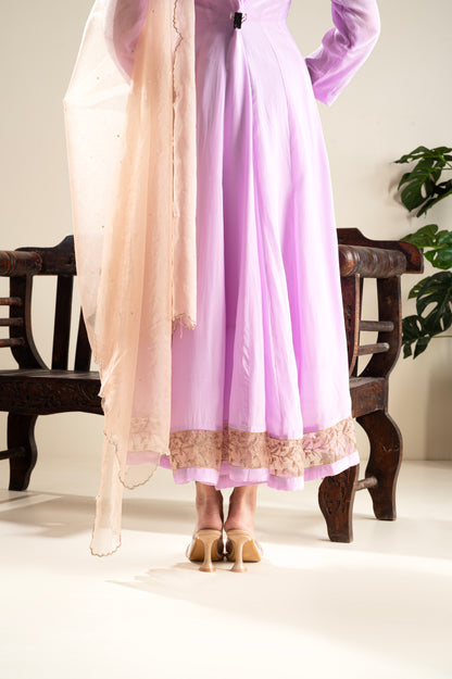 Firoz- Lavender Anarkali Set