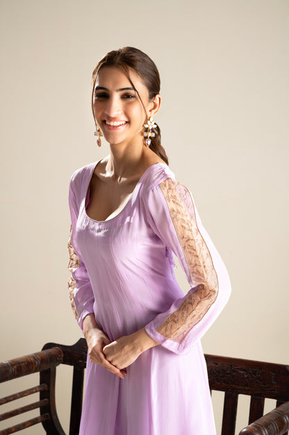 Firoz- Lavender Anarkali Set