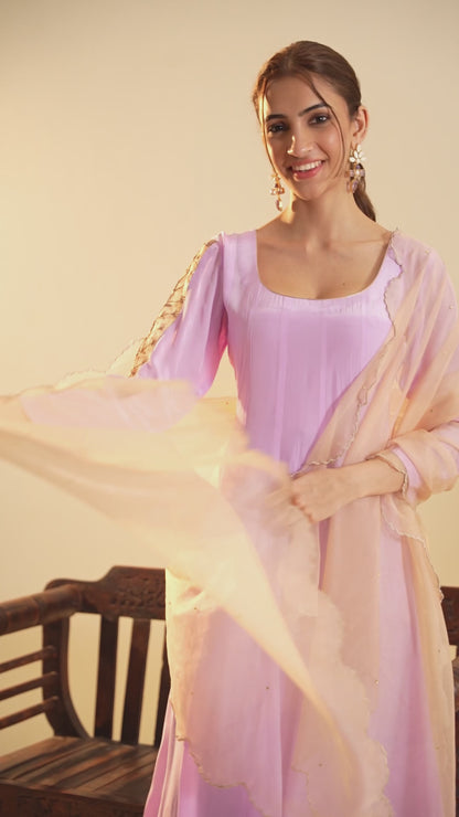 Firoz- Lavender Anarkali Set